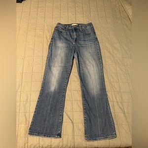 Madewell Curvy Cali Demi-Boot Cropped Flare Tierney Wash: Eco Edition Size 28